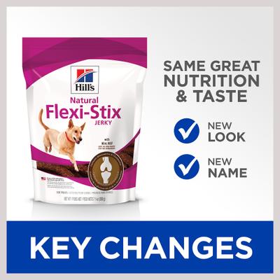 Show full view: Hill's Natural Flexi-Stix Beef Jerky Dog Treats, 7.1-oz bag slide 3 of 11