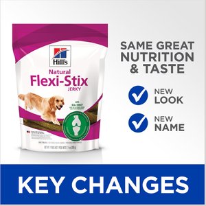 Hill's Natural Flexi-Stix Turkey Jerky Dog Treats, 7.1-oz bag