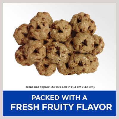 Show full view: Hill's Natural Fruity Snacks with Apples & Oatmeal Crunchy Dog Treats, 8-oz bag slide 6 of 12