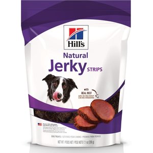Hill's Natural Jerky Strips with Real Beef Dog Treats, 7.1-oz bag
