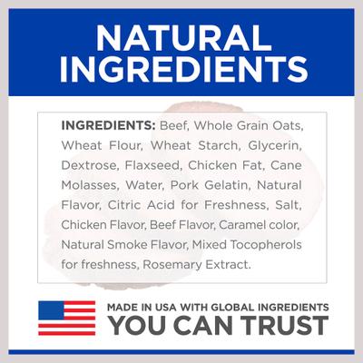 Show full view: Hill's Natural Jerky Strips with Real Beef Dog Treats, 7.1-oz bag slide 4 of 10