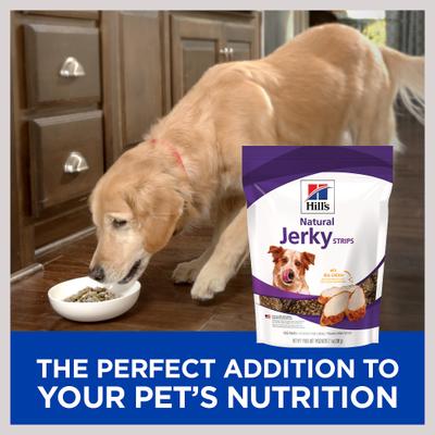Show full view: Hill's Natural Jerky Strips with Real Chicken Dog Treats, 7.1-oz bag slide 7 of 10