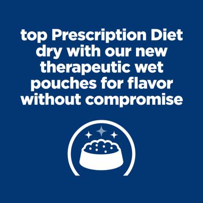 Show full view: Hill's Prescription Diet c/d Multicare Stress Feline Chicken, Vegetables & Rice Stew Wet Cat Food, 2.8-oz pouch, case of 24 slide 4 of 11