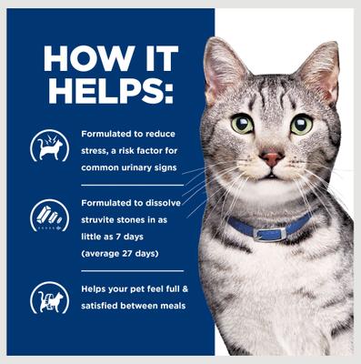 Show full view: Hill's Prescription Diet c/d Multicare Stress + Metabolic Chicken Flavor Dry Cat Food, 6.35-lb bag slide 6 of 13