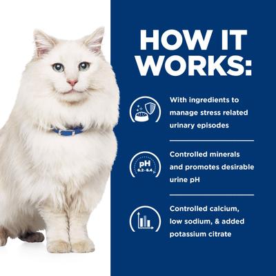 Show full view: Hill's Prescription Diet c/d Multicare Stress Urinary Care with Ocean Fish Dry Cat Food, 8.5-lb bag slide 6 of 11