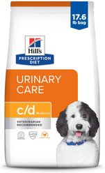 Hill's Prescription Diet c/d Multicare Urinary Care Chicken Flavor Dry Dog Food, 17.6-lb bag