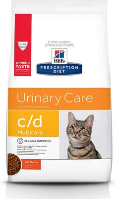 Show full view: Hill's Prescription Diet c/d Multicare Urinary Care with Chicken Dry + Canned Cat Food slide 2 of 6