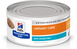 Hill's Prescription Diet c/d Multicare Urinary Care with Ocean Fish Wet Cat Food, 5.5-oz, case of 24