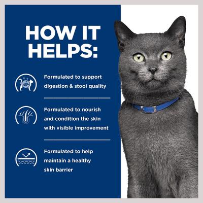 Show full view: Hill's Prescription Diet d/d Skin/Food Sensitivities Duck & Green Pea Dry Cat Food, 3.5-lb bag slide 6 of 13