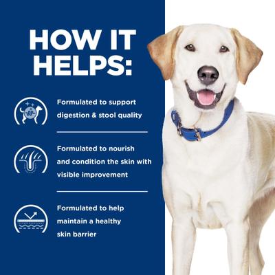 Show full view: Hill's Prescription Diet d/d Skin/Food Sensitivities Potato & Duck Recipe Dry Dog Food, 17.6-lb bag slide 6 of 13