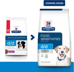 Hill's Prescription Diet d/d Skin/Food Sensitivities Potato & Duck Recipe Dry Dog Food, 25-lb bag slide 2 of 9
