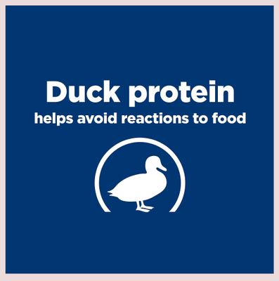 Show full view: Hill's Prescription Diet d/d Skin/Food Sensitivities Potato & Duck Recipe Dry Dog Food, 25-lb bag slide 5 of 13