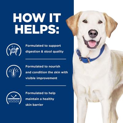 Show full view: Hill's Prescription Diet d/d Skin/Food Sensitivities Potato & Duck Recipe Dry Dog Food, 25-lb bag slide 6 of 13