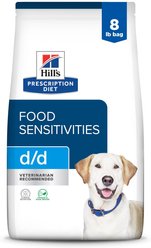 Hill's Prescription Diet d/d Skin/Food Sensitivities Potato & Duck Recipe Dry Dog Food, 8-lb bag