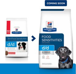 Hill's Prescription Diet d/d Skin/Food Sensitivities Potato & Salmon Recipe Dry Dog Food, 25-lb bag slide 2 of 9