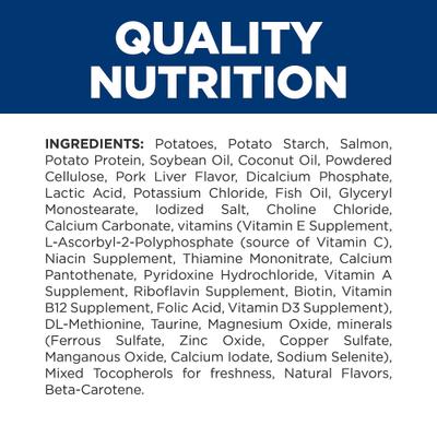 Show full view: Hill's Prescription Diet d/d Skin/Food Sensitivities Potato & Salmon Recipe Dry Dog Food, 25-lb bag slide 9 of 13