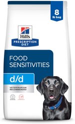 Hill's Prescription Diet d/d Skin/Food Sensitivities Potato & Salmon Recipe Dry Dog Food, 8-lb bag