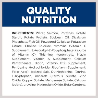 Show full view: Hill's Prescription Diet d/d Skin/Food Sensitivities Salmon Formula Wet Dog Food, 13-oz can, case of 12 slide 8 of 13