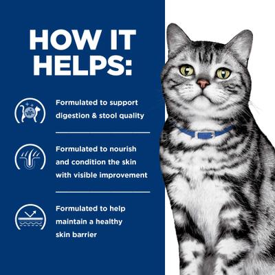 Show full view: Hill's Prescription Diet d/d Skin/Food Sensitivities Venison & Green Pea Dry Cat Food, 3.5-lb bag slide 7 of 13