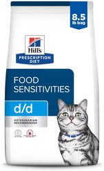Hill's Prescription Diet d/d Skin/Food Sensitivities Venison & Green Pea Dry Cat Food, 8.5-lb bag