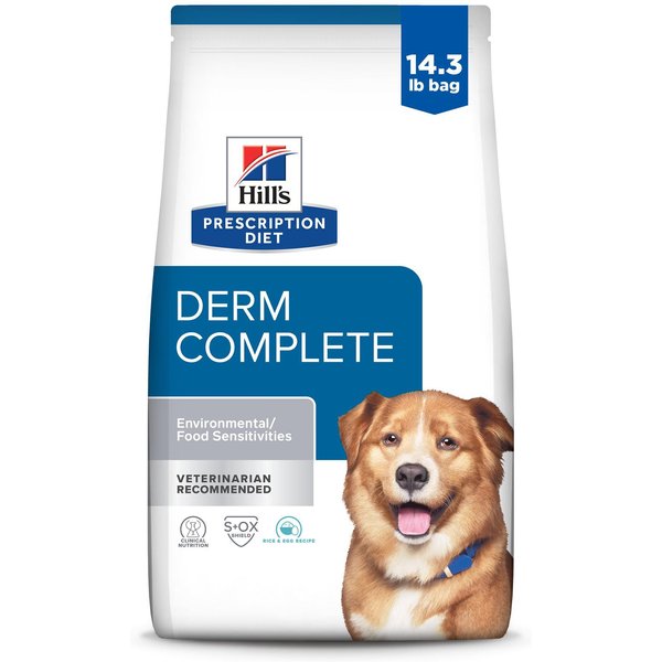 Hill's Prescription Diet Derm Complete Dry Dog Food