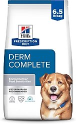 Hill's Prescription Diet Derm Complete Dry Dog Food, 6.5-lb bag