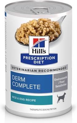 Show full view: Hill's Prescription Diet Derm Complete Original Flavor Wet Dog Food, 13-oz, case of 12 slide 1 of 10