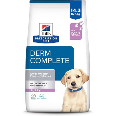 Hill's Prescription Diet Hill's Prescription Diet Derm Complete Puppy Environmental/Food Sensitivities Rice & Egg Recipe Dry Dog Food, 14.3-lb bag