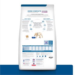 Hill's Prescription Diet Derm Complete Puppy Environmental/Food Sensitivities Rice & Egg Recipe Dry Dog Food, 14.3-lb bag slide 2 of 9