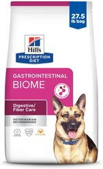 Hill's Prescription Diet Gastrointestinal Biome Chicken Flavor Dry Dog Food, 27.5-lb bag