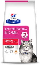 Hill's Prescription Diet Gastrointestinal Biome Stress Digestive/Fiber Care with Chicken Dry Cat Food, 8.5-lb bag