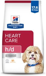 Hill's Prescription Diet h/d Heart Care Chicken Flavor Dry Dog Food, 17.6-lb bag