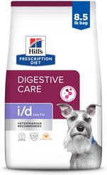 Hill's Prescription Diet i/d Digestive Care Low Fat Chicken Flavor Dry Dog Food, 8.5-lb bag