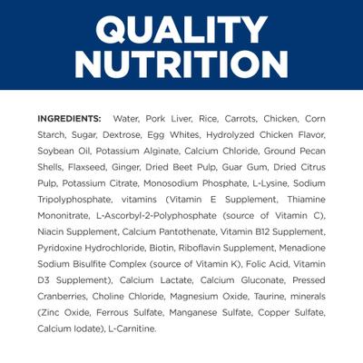 Show full view: Hill's Prescription Diet i/d Digestive Care Low Fat Rice, Vegetable & Chicken Stew Wet Dog Food, 12.5-oz, case of 24 slide 9 of 13