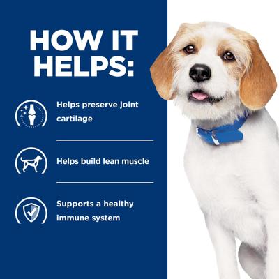 Show full view: Hill's Prescription Diet j/d Joint Care Small Bites Chicken Flavor Dry Dog Food, 8.5-lb bag slide 5 of 13