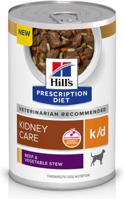 HILL'S PRESCRIPTION DIET k/d Kidney Care Beef & Vegetable Stew Wet