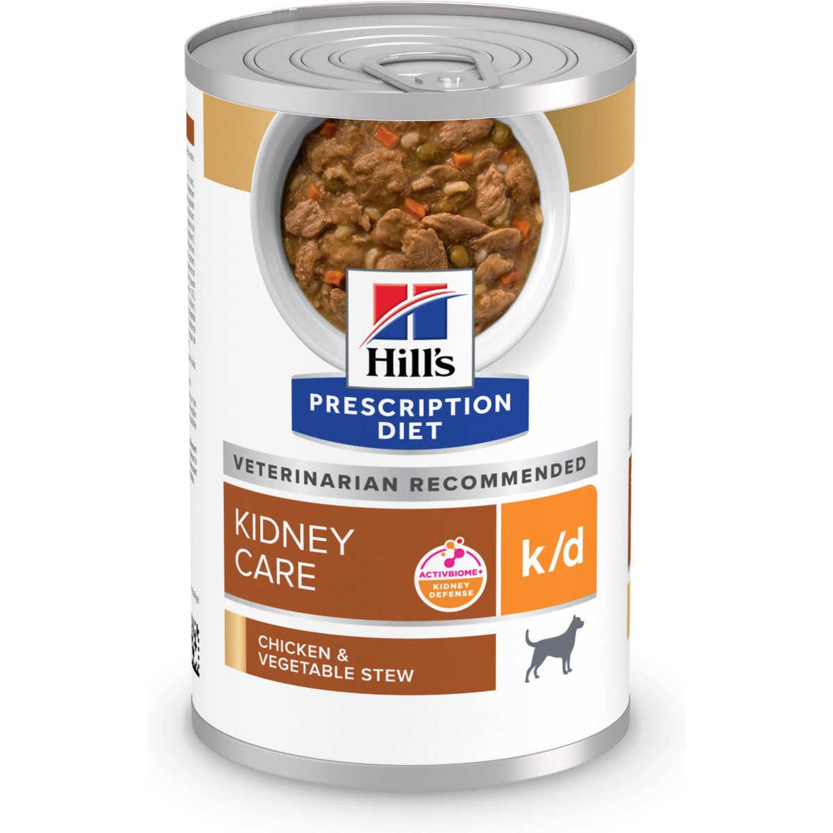 Hill's Prescription Diet k/d Kidney Care Chicken & Vegetable Stew Canned Dog Food, 12.5-oz, case of 24
