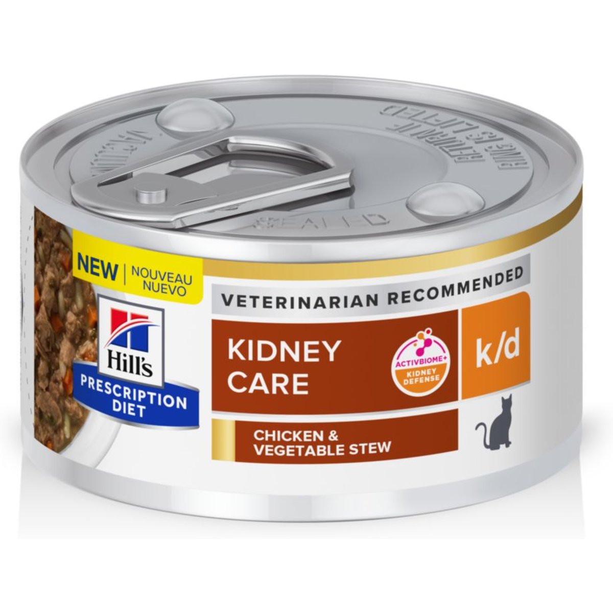 Hill's Prescription Diet k/d Chicken Stew Cat Food, 2.9-oz, 24 ct