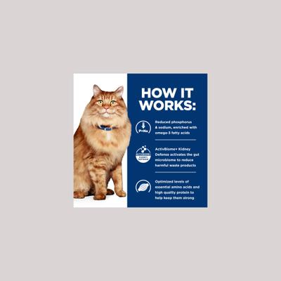 Show full view: Hill's Prescription Diet k/d Kidney Care + Mobility Care with Chicken Dry Cat Food, 6.35-lb bag slide 7 of 11