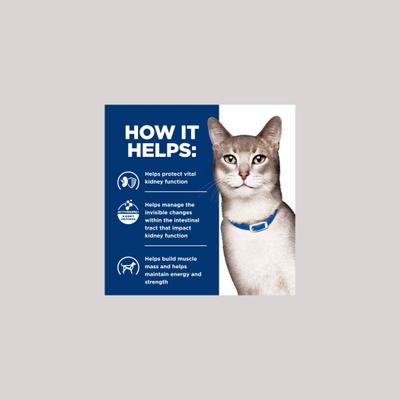Show full view: Hill's Prescription Diet k/d Kidney Care + Mobility Care with Chicken & Vegetable Stew Wet Cat Food, 2.9-oz, case of 24 slide 6 of 11
