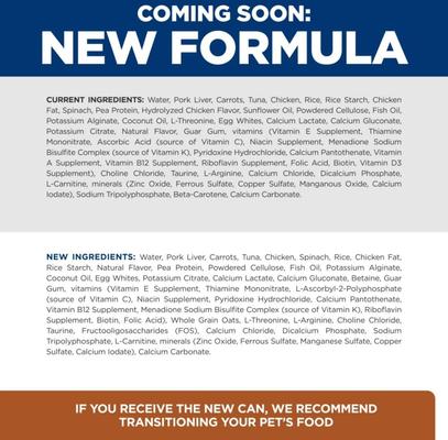 Show full view: Hill's Prescription Diet k/d Kidney Care Vegetable & Tuna Stew Wet Cat Food, 2.9-oz, case of 96 slide 6 of 13