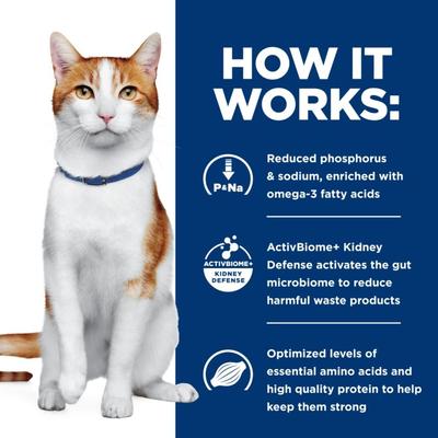 Show full view: Hill's Prescription Diet k/d Kidney Care Vegetable & Tuna Stew Wet Cat Food, 2.9-oz, case of 96 slide 7 of 13