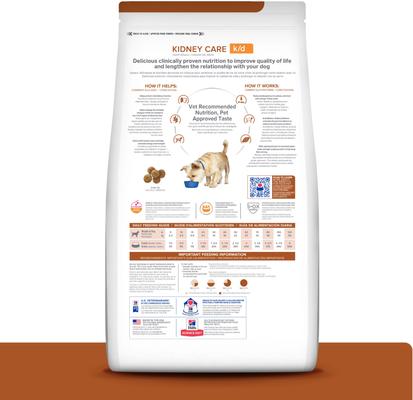 Show full view: Hill's Prescription Diet k/d Kidney Care with Lamb Dry Dog Food, 17.6-lb bag slide 3 of 13
