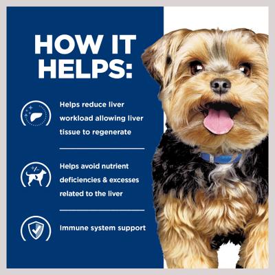 Show full view: Hill's Prescription Diet l/d Liver Care Chicken Flavor Dry Dog Food, 17.6-lb bag slide 5 of 13