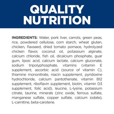 Show full view: Hill's Prescription Diet Metabolic Canine Vegetables, Rice & Chicken Stew Wet Dog Food, 2.8-oz pouch, case of 24 slide 6 of 12