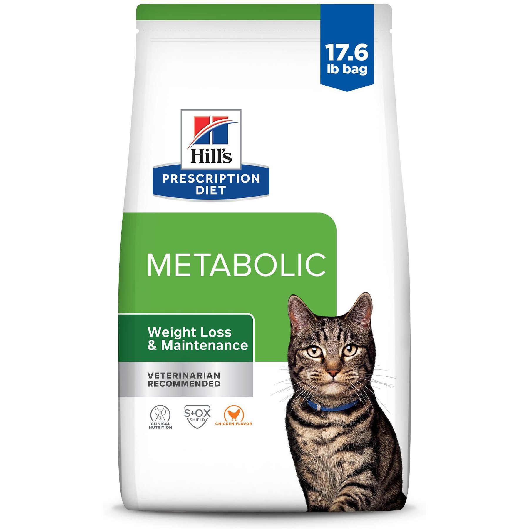 Hill's Prescription Diet Metabolic Weight Solution Cat Food, 17.6-lb