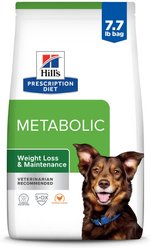 Hill's Prescription Diet Metabolic Chicken Flavor Dry Dog Food, 7.7-lb bag