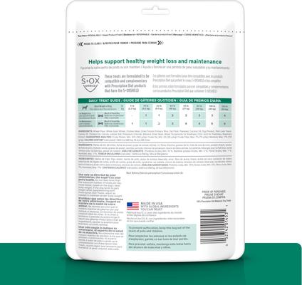 Show full view: Hill's Prescription Diet Metabolic Crunchy Dog Treats, 12-oz bag slide 3 of 11