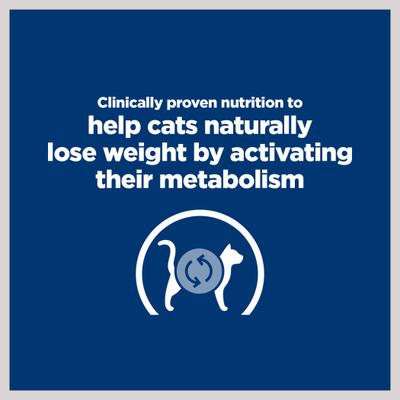 Show full view: Hill's Prescription Diet Metabolic Weight Management Chicken Flavor Wet Cat Food, 5.5-oz, case of 24 slide 5 of 13