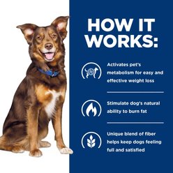 Hill's Prescription Diet Metabolic Weight Management Vegetable & Beef Stew Wet Dog Food, 12.5-oz can, case of 12 slide 2 of 9